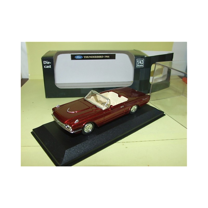 FORD THUNDERBIRD 1966 Bordeaux NEW RAY 1:43