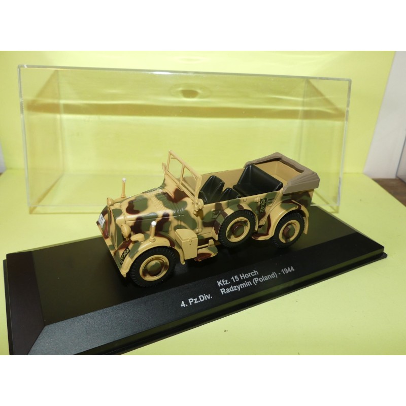 VEHICULE MILITAIRE NÂ°44 HORCH POLOGNE 1944 EAGLEMOSS 1:43
