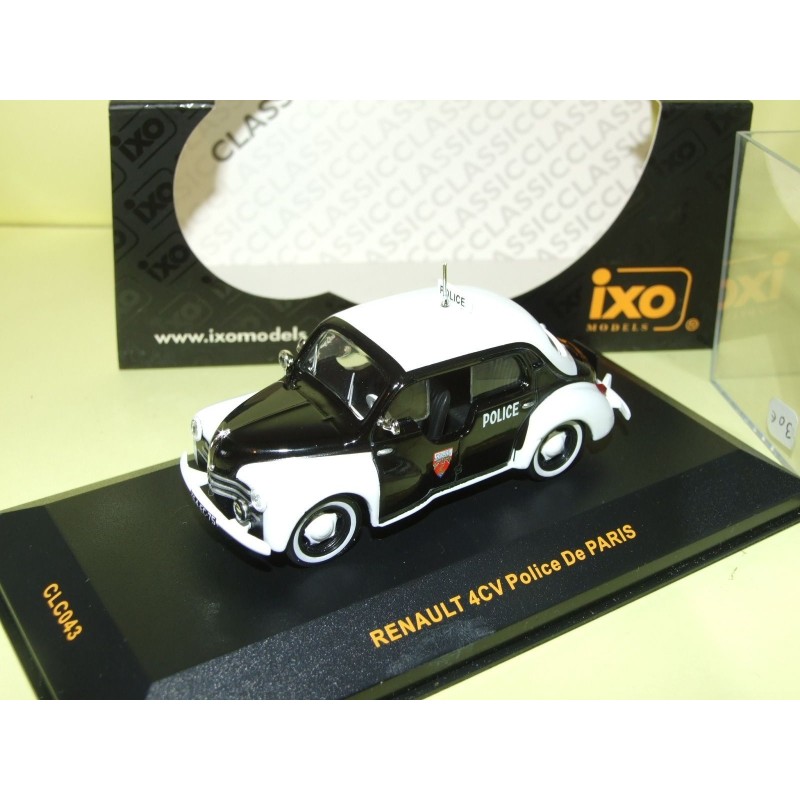 RENAULT 4CV POLICE DE PARIS IXO CLC043 1:43