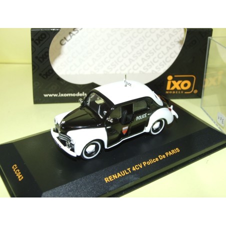 RENAULT 4CV POLICE DE PARIS IXO CLC043 1:43
