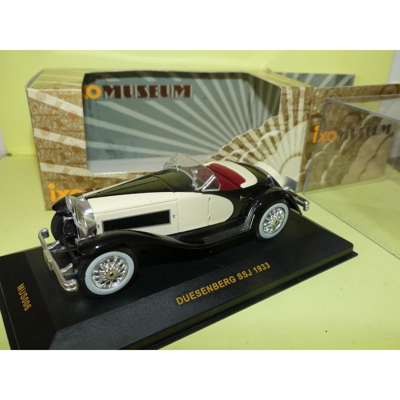 DUESENBERG SSJ 1933 Noir et Crème IXO 1:43 boite non d'origine