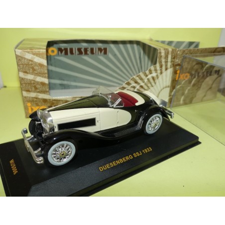 DUESENBERG SSJ 1933 Noir et Crème IXO 1:43 boite non d'origine
