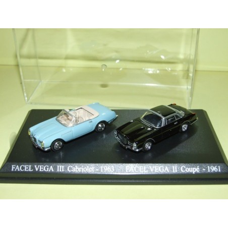 FACEL VEGA III CABRIOLET et VEGA II COUPE UNIVERSAL HOBBIES 1:87