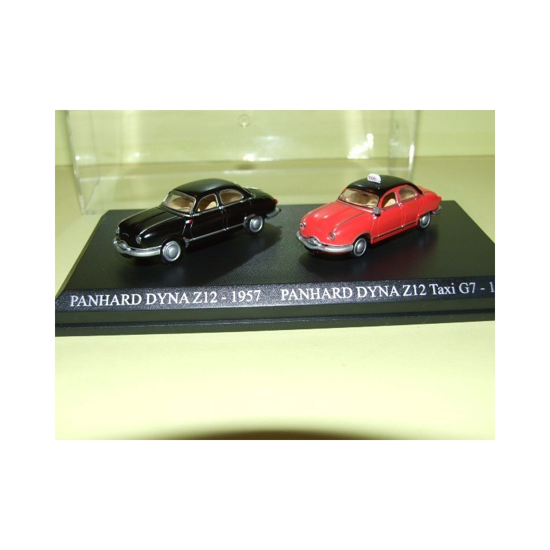 PANHARD DYNA Z12 1957 et DYNA Z12 TAXI G7 UNIVERSAL HOBBIES 1:87