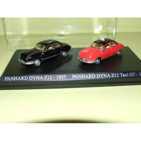 PANHARD DYNA Z12 1957 et DYNA Z12 TAXI G7 UNIVERSAL HOBBIES 1:87