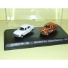 PEUGEOT 204 1965 et 204 LIAISON PRESSE ESSO 1967 UNIVERSAL HOBBIES 1:87