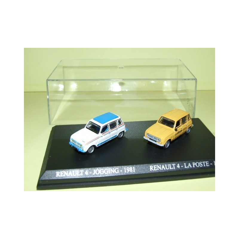 RENAULT 4L JOGGING et 4L LA POSTE UNIVERSAL HOBBIES 1:87