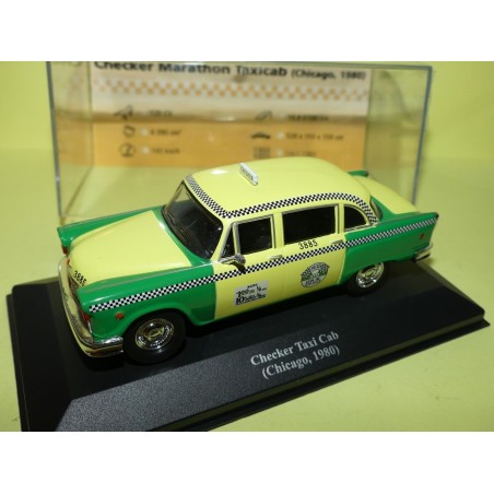 CHECKER TAXI CAB Chicago 1980 1995 ALTAYA 1:43