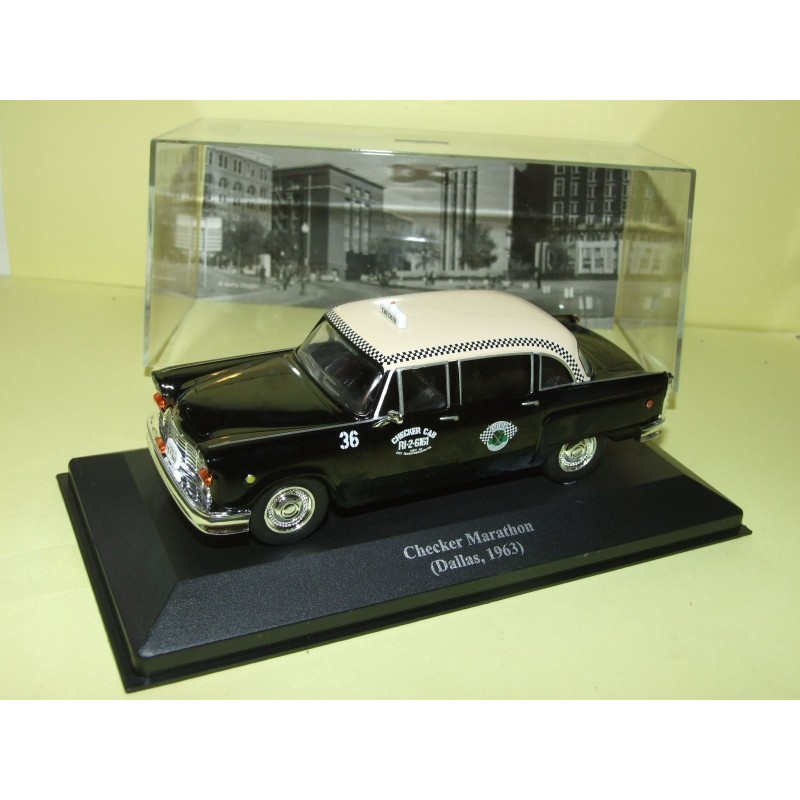 CHECKER MARATHON 1963 TAXI DE DALLAS  ALTAYA 1:43