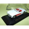 CHEVROLET CORVETTE Blanc et Rouge 1957 FABBRI 1:43