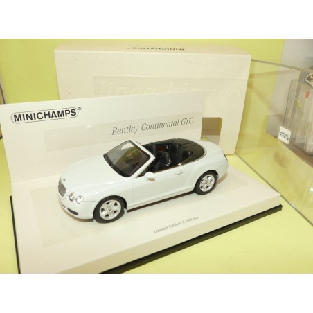 BENTLEY CONTINENTAL GTC 2007 Blanc MINICHAMPS 1:43