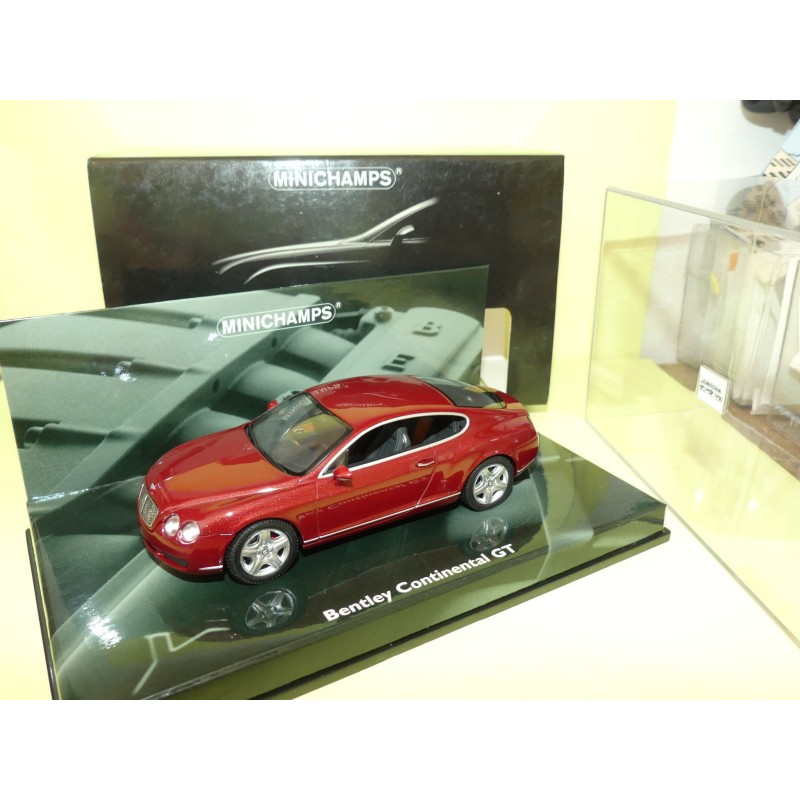 BENTLEY CONTINENTAL GT 2003 Rouge MINICHAMPS 1:43