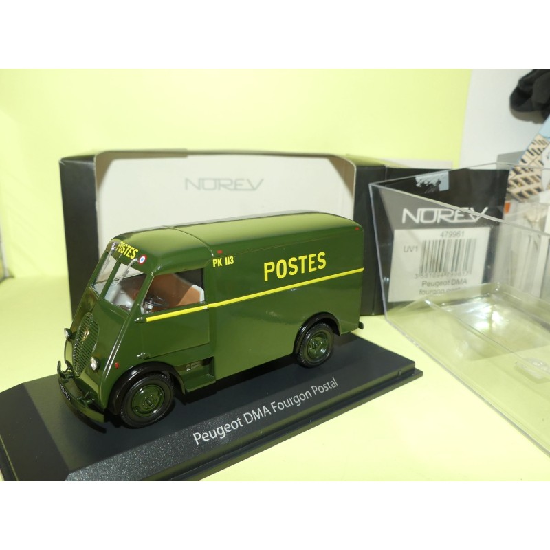 PEUGEOT DMA FOURGON POSTAL POSTES NOREV 1:43
