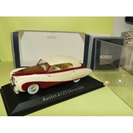 AUSTIN A125 SHEERLINE 1947 Beige et rouge NOREV 1:43