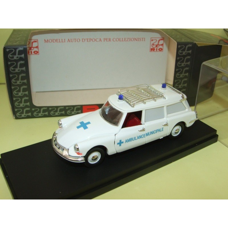 CITROEN ID 19 BREAK AMBULANCE MUNICIPALE 1959 RIO SL070 1:43