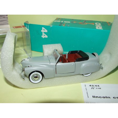 LINCOLN CONTINENTAL 1941 SCOPERTA RIO 44 1:43