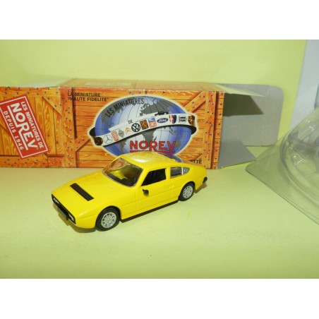 TALBOT MATRA BAGHEERA 1973 Jaune NOREV 1:43 boite carton