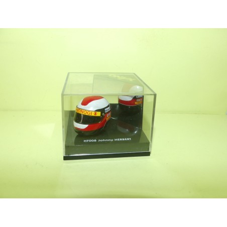 CASQUE FORMULE 1 JOHNNY HERBERT HELMET ONYX HF008 1:12