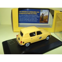 RENAULT 4 1962 LA POSTE ATLAS Boite Vitrine 1:43