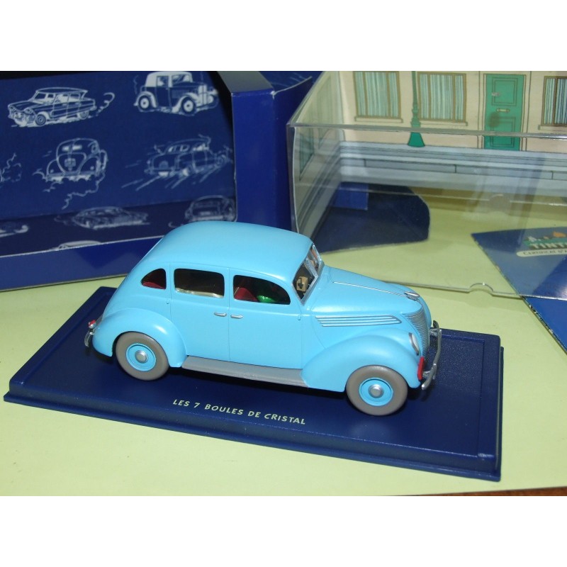 VOITURE TINTIN NÂ°25 FORD V8 TAXI DES 7 BOULES DE CRISTAL ATLAS 1:43