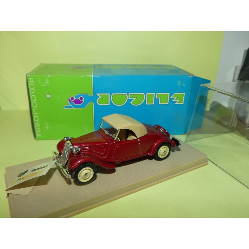CITROEN TRACTION 7C CABRIOLET CAPOTE Rouge Bordeaux ELIGOR 1002 1:43