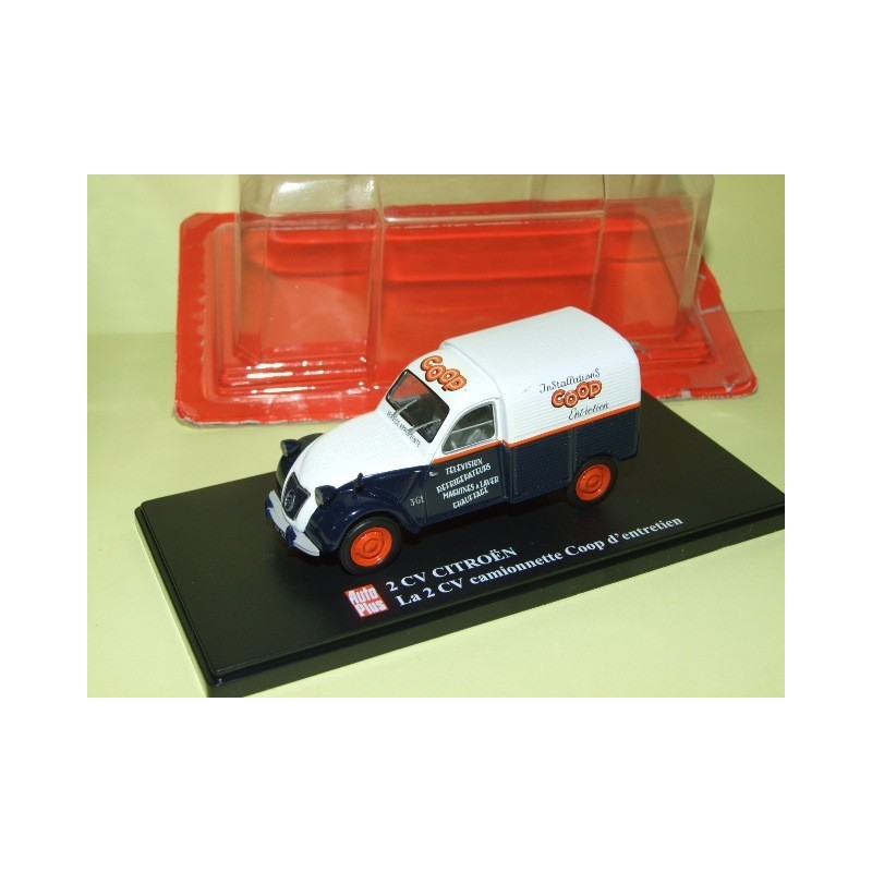 CITROEN 2CV NÂ°035 CAMIONNETTE COOP D'ENTRETIEN AUTO PLUS 1:43