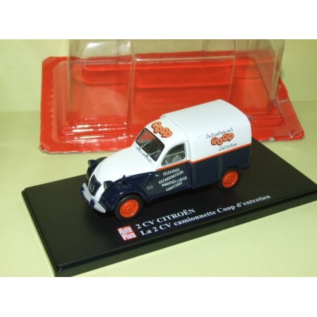 CITROEN 2CV NÂ°035 CAMIONNETTE COOP D'ENTRETIEN AUTO PLUS 1:43