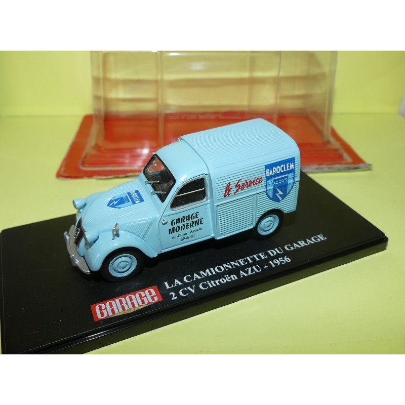 CITROEN 2CV NÂ°001 AZU Garage Moderne BAROCLEM AUTO PLUS 1:43