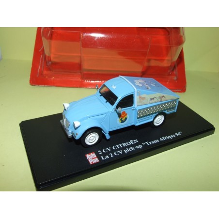 CITROEN 2CV NÂ°037 PICK UP RALLYE TRANS AFRIQUE 94 AUTO PLUS 1:43