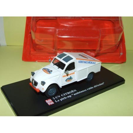 CITROEN 2CV NÂ°062 PICK UP ASSISTANCE RAIDS AFRICAINS AUTO PLUS 1:43