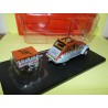 CITROEN 2CV N°076 DE CYCLO CLUB ET SA REMORQUE AUTO PLUS 1:43