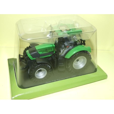 TRACTEUR N°082 DEUTZ FAHR AGROTRON TTV 2003 UNIVERSAL HOBBIES 1:43 sous coque