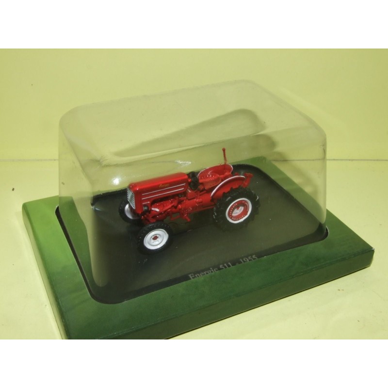 TRACTEUR N°107 ENERGIC 511 1955 UNIVERSAL HOBBIES 1:43 sous coque