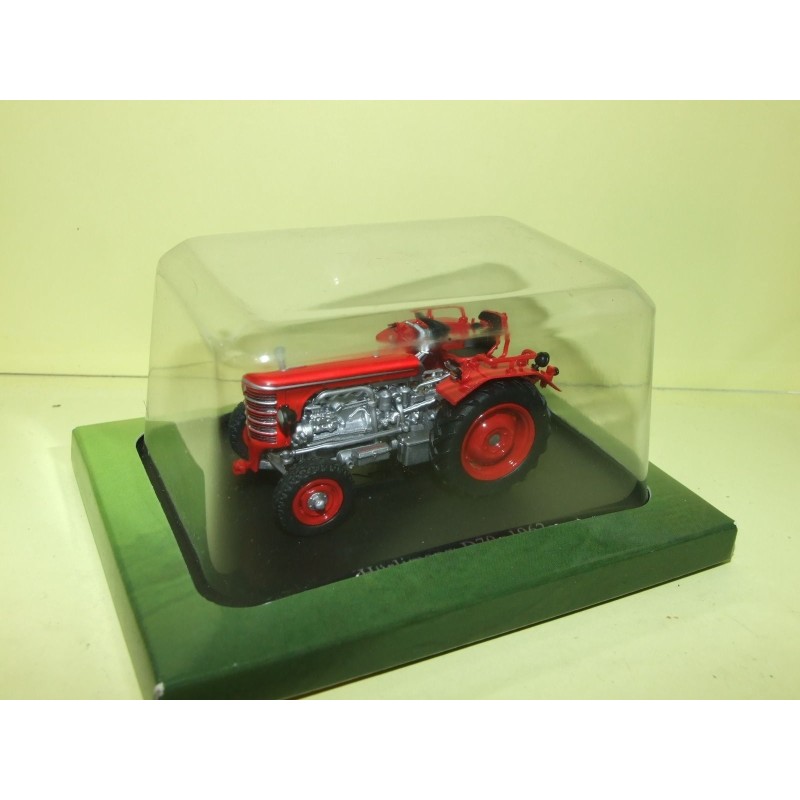 TRACTEUR N°141 HURLIMANN D70 1962 UNIVERSAL HOBBIES 1:43 sous coque