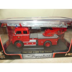 CAMION DAF A1600 1962 FIRE ENGINE POMPIERS ROAD SIGNATURE 1:43