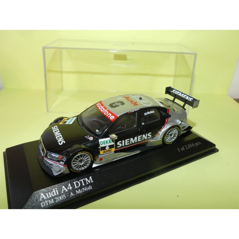 AUDI A4 NÂ°6 DTM 2005 A. NcNISH MINICHAMPS  1:43 