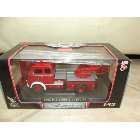 CAMION DAF A1600 1962 FIRE ENGINE POMPIERS SIGNATURE YATMING 4016A 1:43