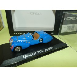 PEUGEOT 302 DARL'MAT N°25 Bleu NOREV 1:43