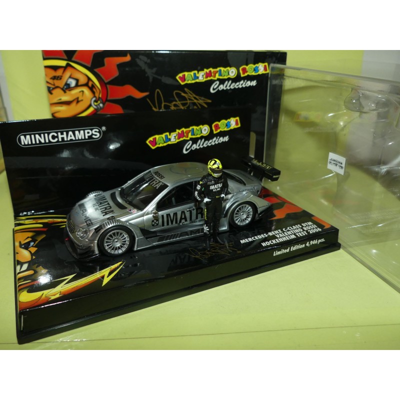 MERCEDES CLASSE C  DTM 2006 TEST  V. ROSSI MINICHAMPS 1:43
