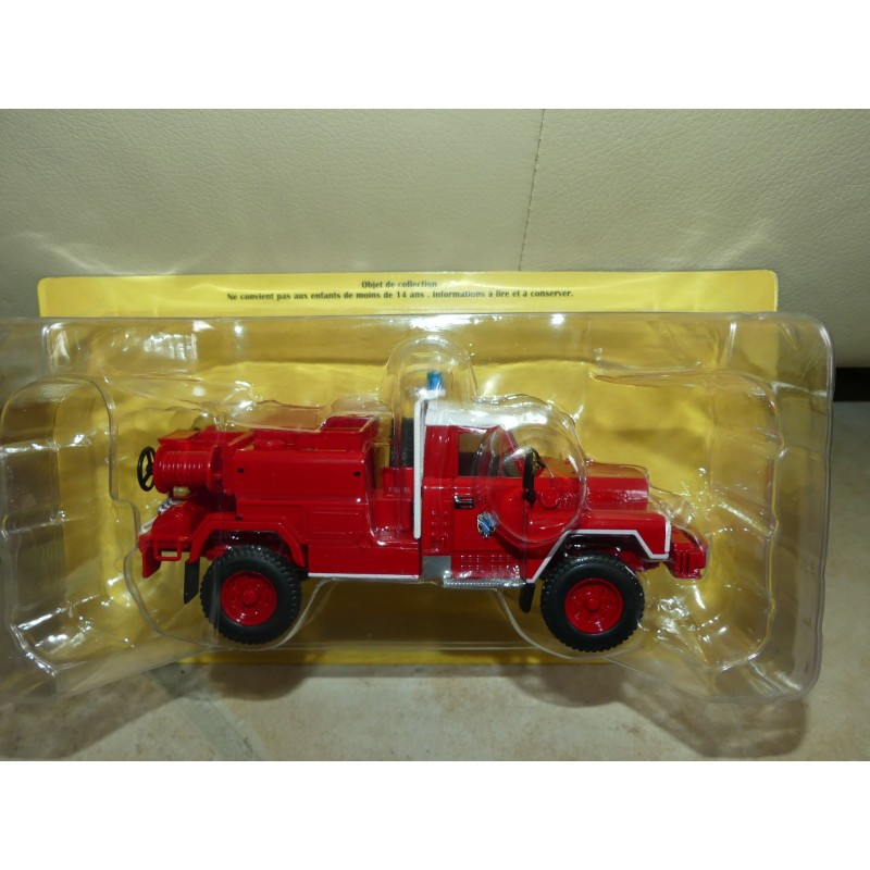 CAMION POMPIERS N°058 ACMAT TPK 4.20 FFM CITERNE IXO PRESSE 1:43