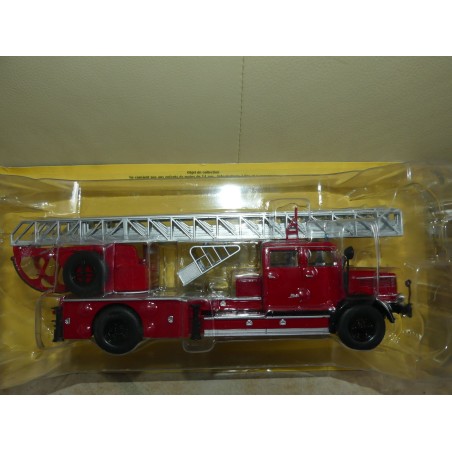 CAMION POMPIERS NÂ°066 KRUPP ECHELLE PIVOTANTE IXO PRESSE 1:43