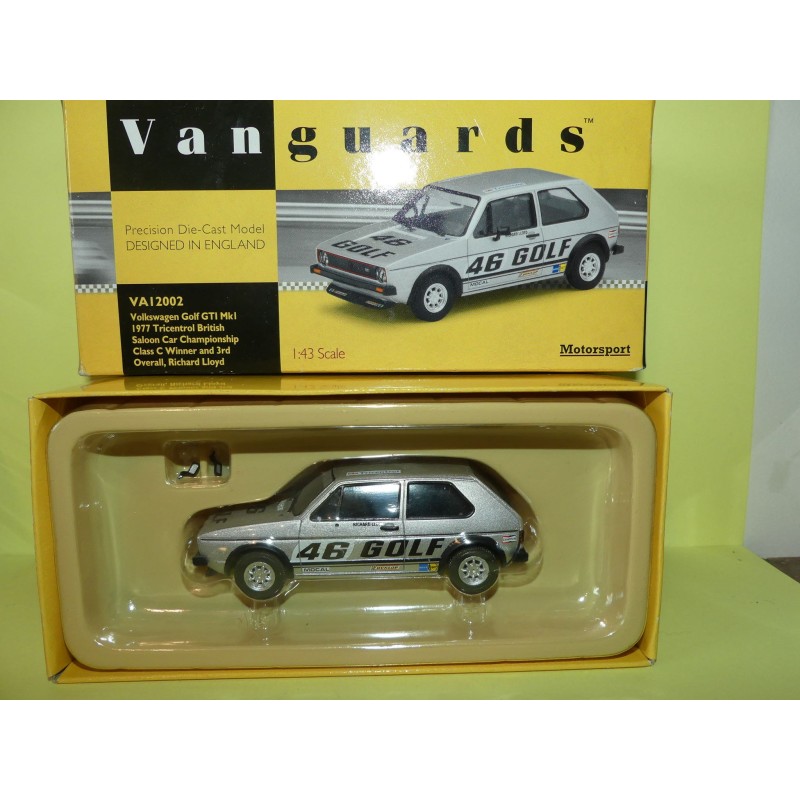 VW GOLF GTi MkI N°46 1977 TRICENTROL BRITISH VANGUARDS VA12002 1:43