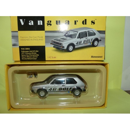 VW GOLF GTi MkI NÂ°46 1977 TRICENTROL BRITISH VANGUARDS VA12002 1:43