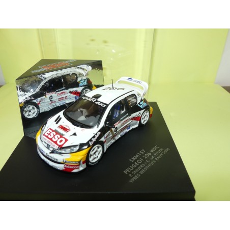 PEUGEOT 206 WRC RALLYE D'YPRES 2000 P. SNIJERS VITESSE SKM157 1:43 2Ã¨me