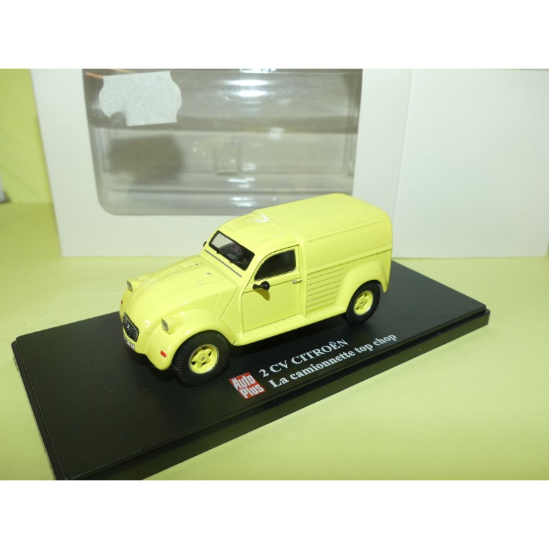 CITROEN 2CV N°014 CAMIONNETTE TOP CHOP AUTO PLUS 1:43 Boite carton