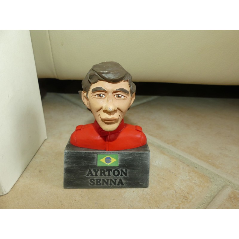 FIGURINE BUSTE RESINE AYRTON SENNAFORMULA FUN C. WILSON 1999 dÃ©faut