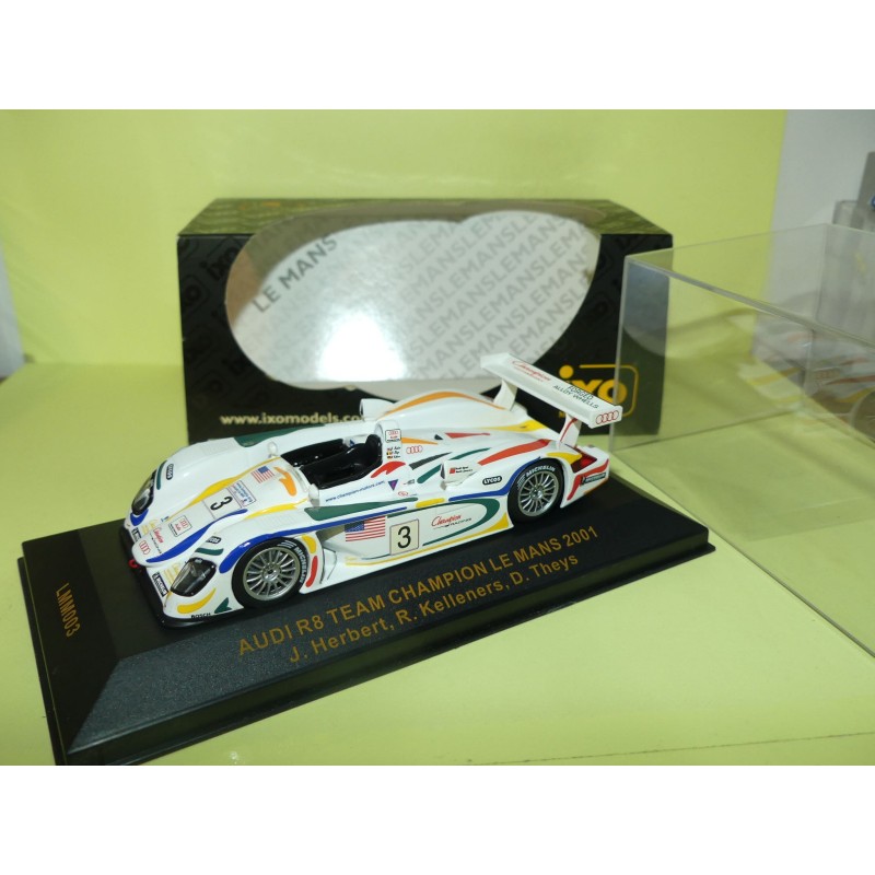 AUDI R8 NÂ°3 LE MANS 2001 IXO LMM003 1:43