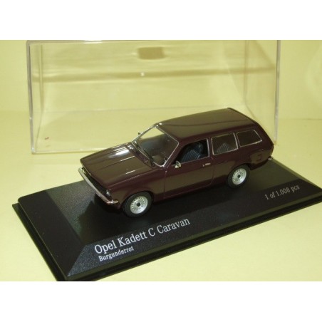 OPEL  KADETT C CARAVAN 1973-1977 Burgunderrot  MINICHAMPS 1:43