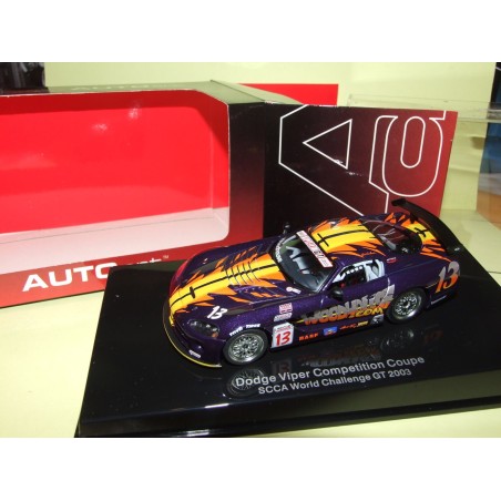 DODGE VIPER COMPETITION COUPE SCCA WORL CHALLENGE GT 2003 AUTOART 1:43