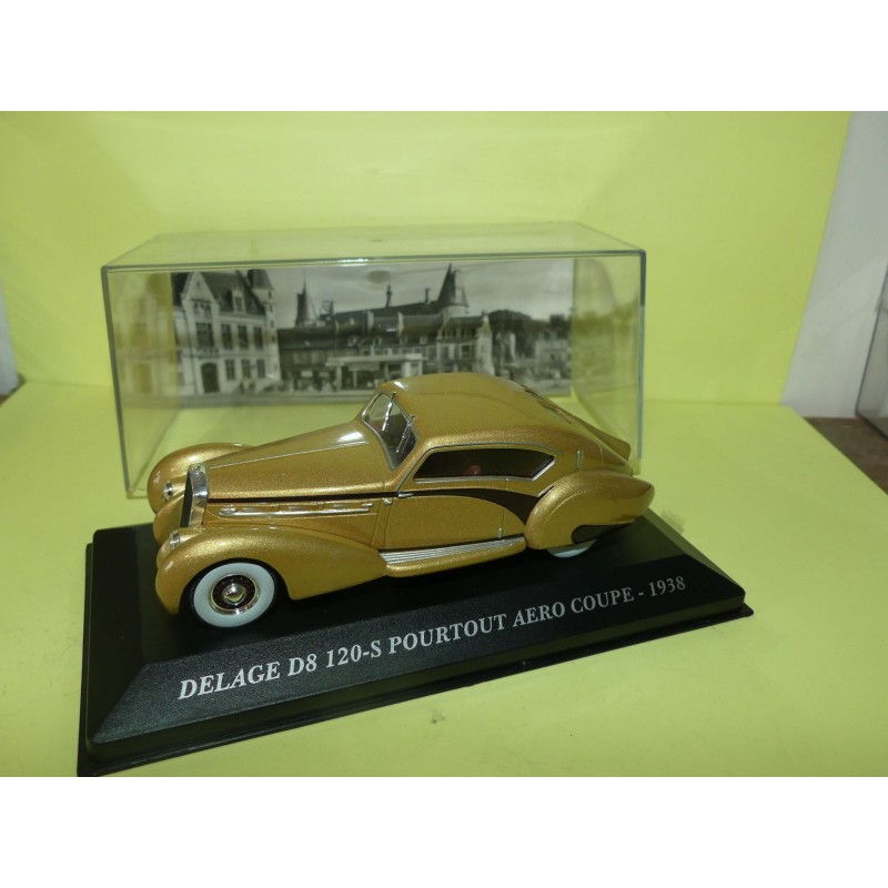 DELAGE D8 120 LETOURNEUR et MARCHAND 1939 ALTAYA 1:43 boitage non d'origine